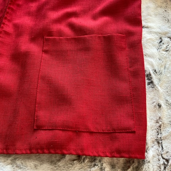 Vintage Huntington straight line blazer, Red, single stitching, - Picture 5 of 9